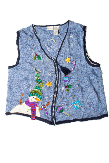 Blue Ugly Christmas Vest 59531