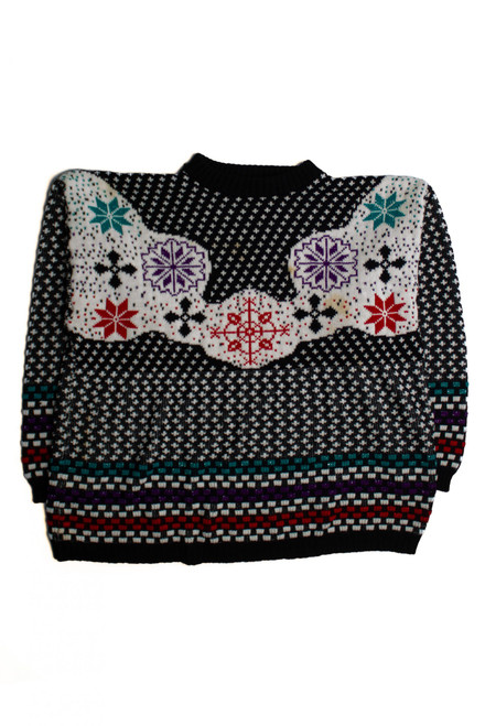 Black Ugly Christmas Sweater 60715