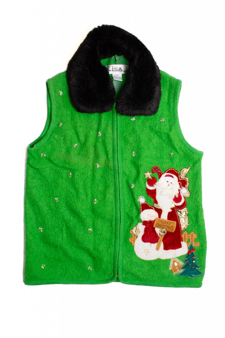 Green Ugly Christmas Vest 60537