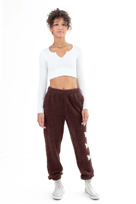 Butterfly Sherpa Joggers