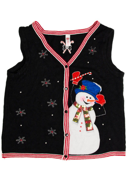 Snowman Ugly Christmas Sweater Vest 62105