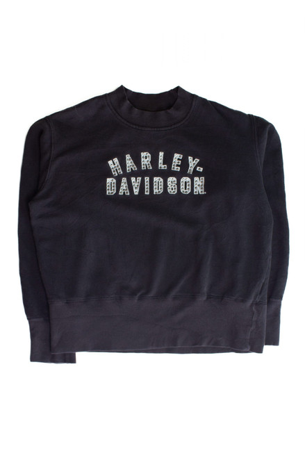 Vintage Studded Harley-Davidson Sweatshirt (1990s)
