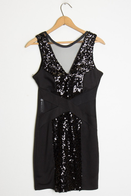 Sequin with Mesh Dress