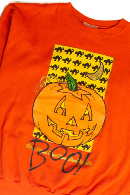 Vintage BOO! Halloween Sweatshirt (1990s)