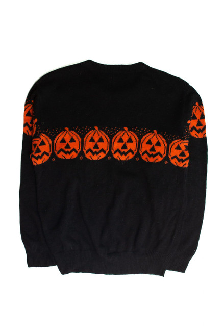 Vintage Jack O' Lanterns Halloween Sweater (1980s)