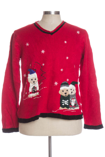 Red Ugly Christmas Pullover 34246