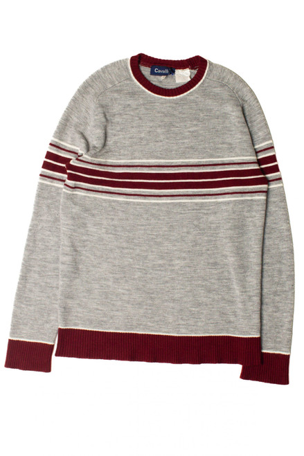 Gray and Maroon Sweater