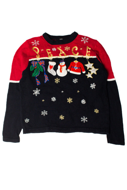 Black Ugly Christmas Pullover 59498