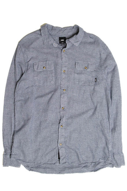 Heather Navy Vans Flannel Shirt