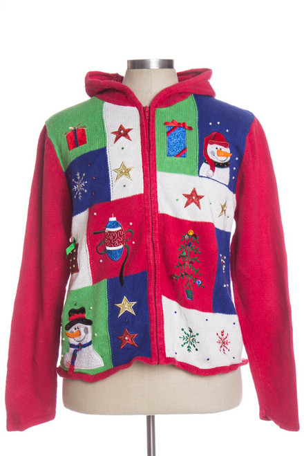 Red Ugly Christmas Cardigan 33778