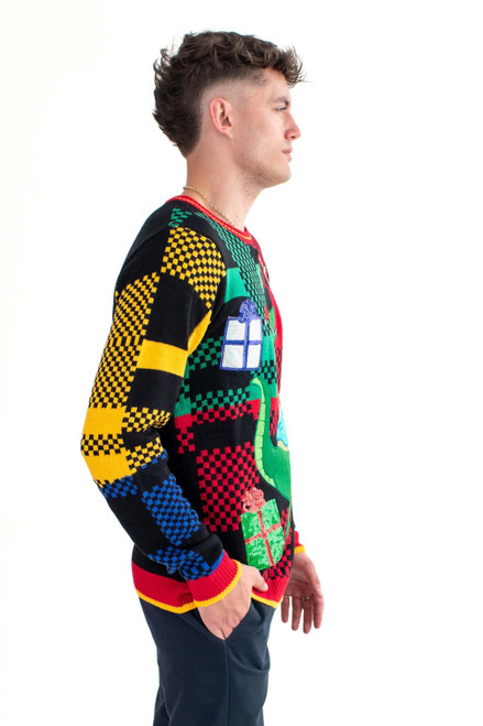 T-Rex Color Block Sweater