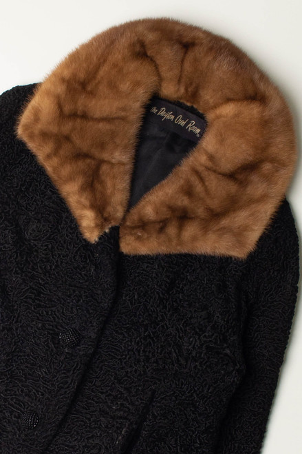 Vintage The Dayton Oval Room Fur Coat (1950s)