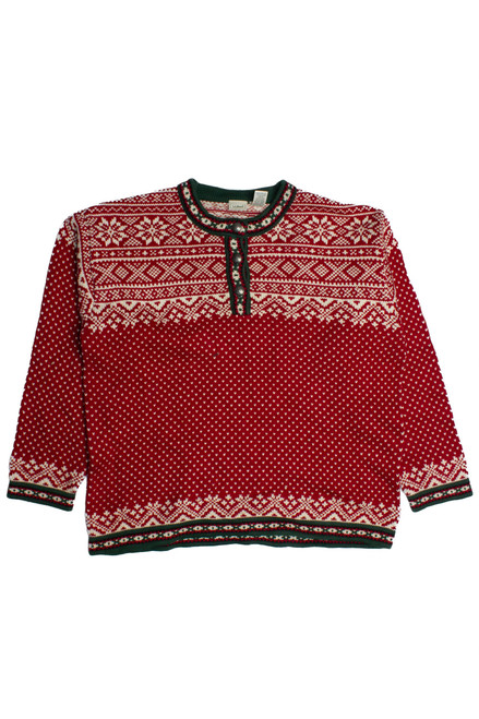 Vintage L.L. Bean Fair Isle Sweater (1990s)