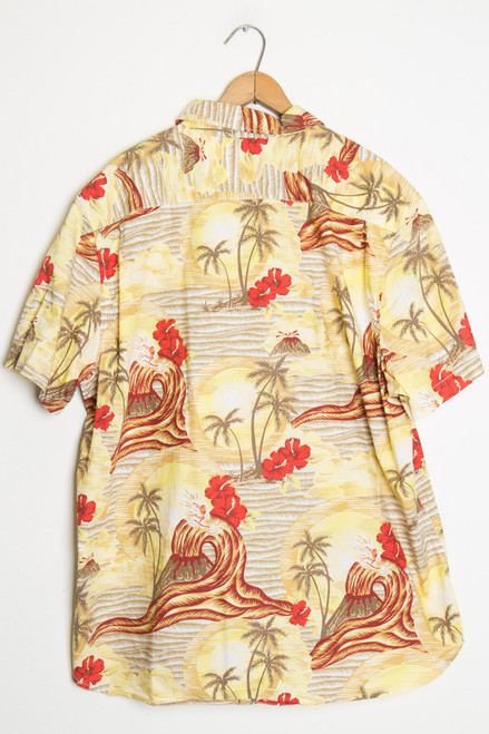 Yelow Surfer Vintage Hawaiian Shirt