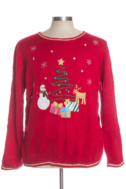 Red Ugly Christmas Pullover 33998