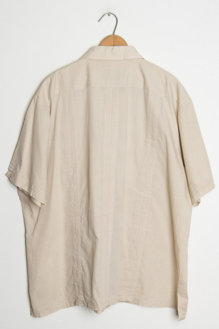 Tan Guayabera Shirt