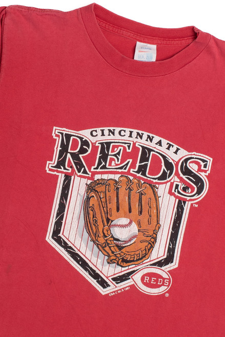 Vintage 80s Cincinnati Reds T Shirt Tee Baseball MLB Ohio OH -  India