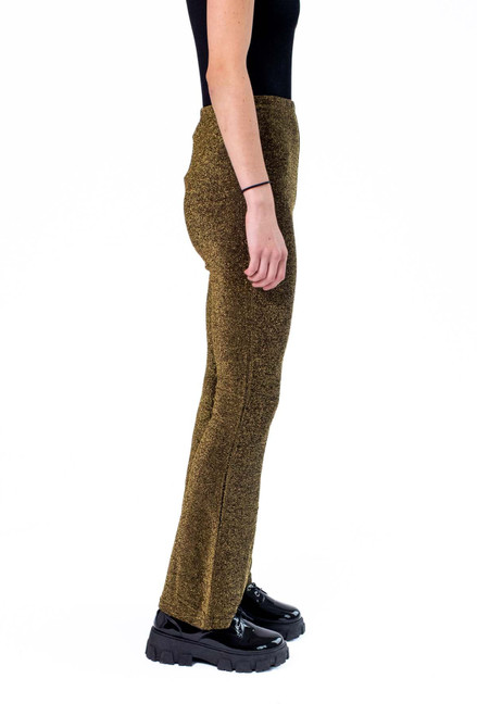 Gold Sparkle Bell Bottoms