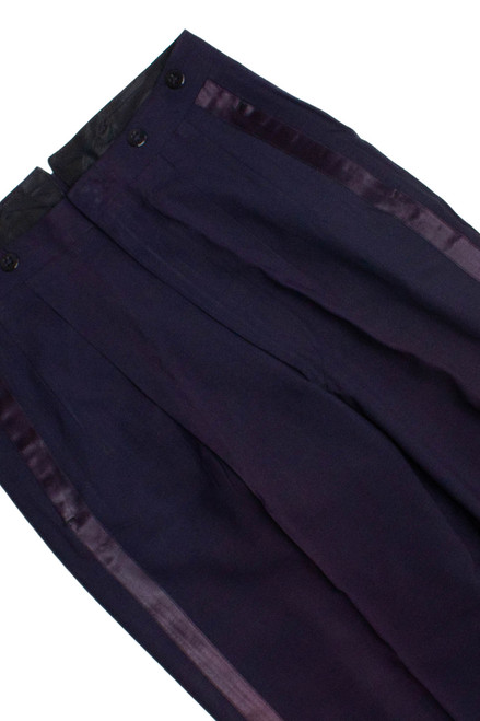 Louis Vuitton Vintage cotton velvet trousers Blue ref.962299 - Joli Closet