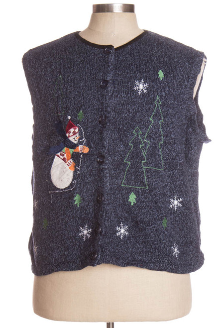 Blue Ugly Christmas Vest 35821