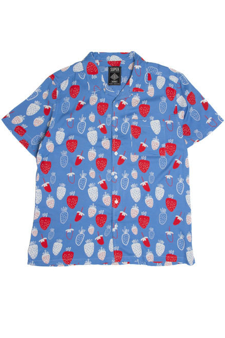 Strawberries From Heaven Button Up Shirt
