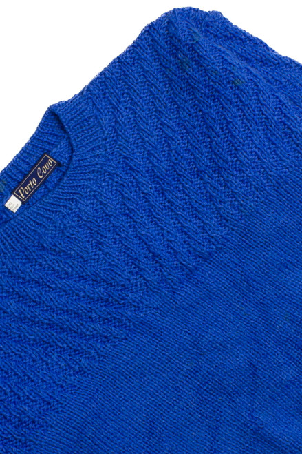 Vintage Porto Covo Blue Fisherman Sweater (1980s)