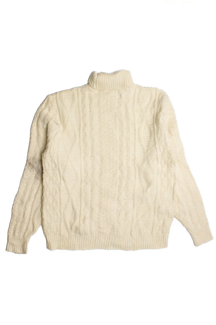 Vintage MG Turtleneck Fisherman Sweater (1970s)