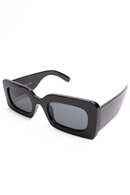 Extra Thick Rectangle Rim Sunglasses