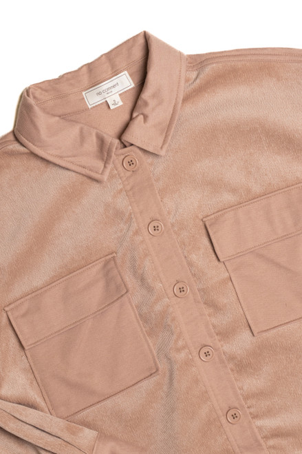 Crop Corduroy Shirt