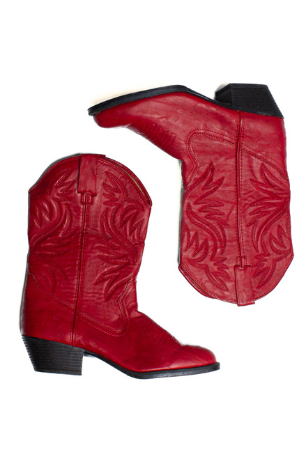 Recycled Academy Cowboy Boot (Sz. 5) 1246