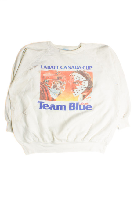 Vintage Canada Cup Team Blue Sweatshirt 8654