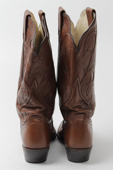 Brown Cowboy Boots (Sz. 7.5 M) 1279