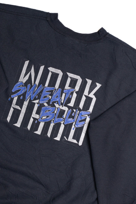 Work Hard Sweat Blue Sweatshirt 9140