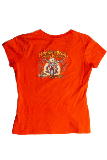 Vintage Horny Toad Harley Davidson Baby Tee (2000s) 683