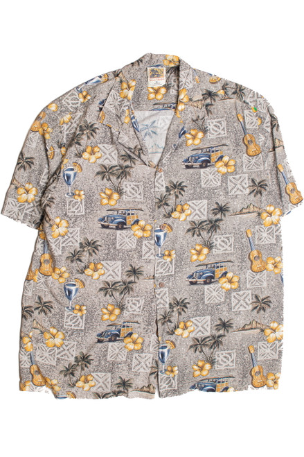 Gray Hawaiian Shirt 2275