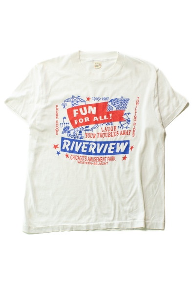 Vintage Riverview Amusement Park T-Shirt (1980s)