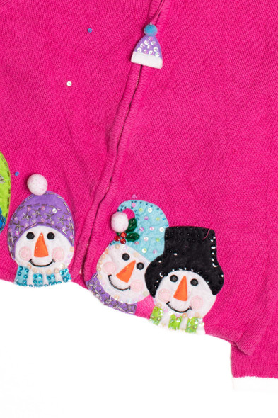 Ugly Pink Christmas Cardigan 61037