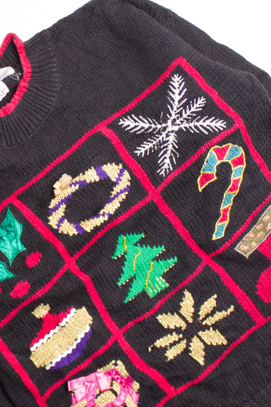 Black Ugly Christmas Sweater 60525