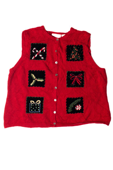 Red Ugly Christmas Vest 59463