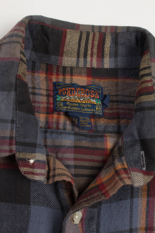 Vintage Ponderosa Flannel Shirt 3555 - Ragstock.com