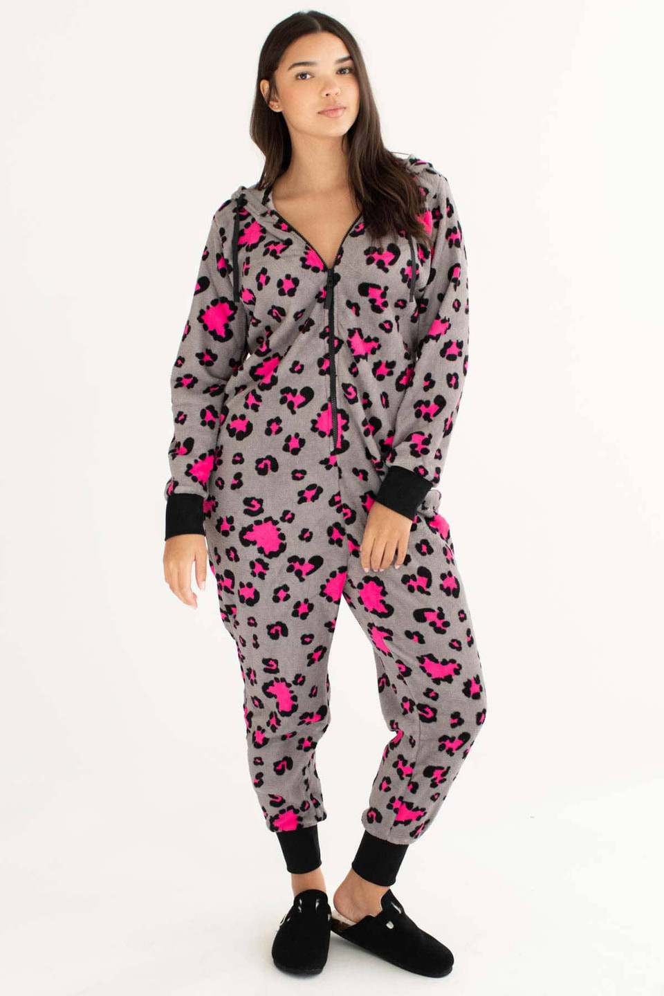 Pink Jaguar Onesie Pajamas - Ragstock.com