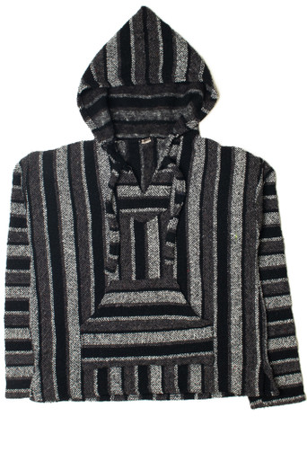 Black And Gray Baja Hoodie 2804 - Ragstock.com