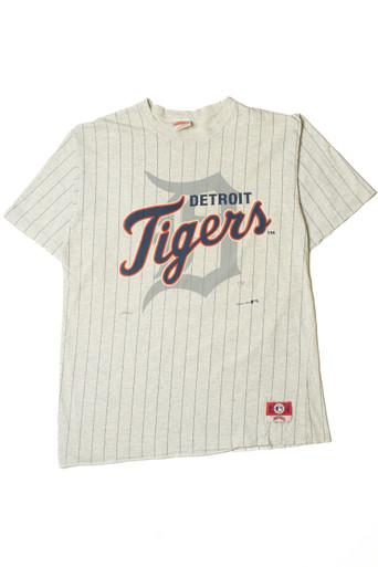 Detroit Tigers 1980s Vintage MLB Baseball Tee Shirt Size 