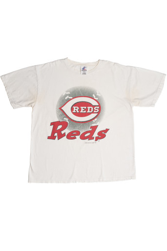 Vintage Cincinnati Reds MLB Logo Athletic T-Shirt - Ragstock.com
