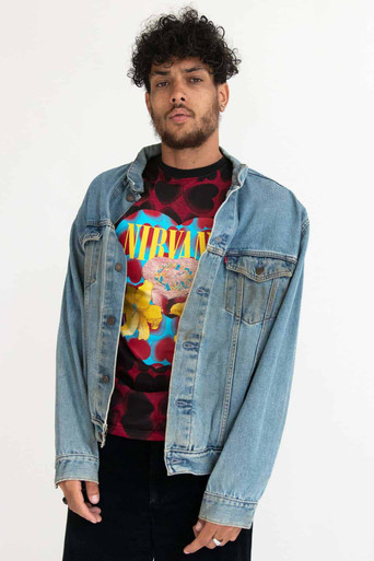 Worn Levi's Denim Jacket 1075 - Ragstock.com