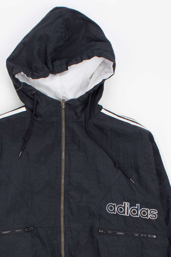 Vintage Adidas Hooded Jacket - Ragstock.com