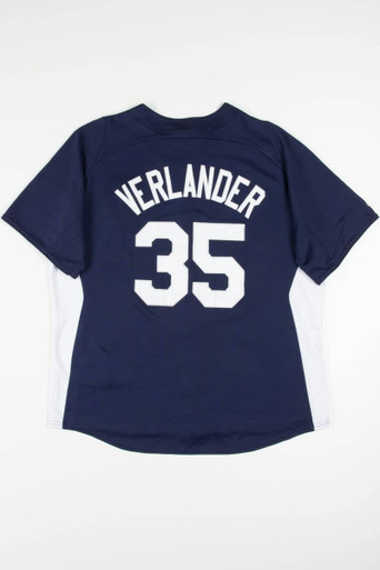 Majesti Clothing, Shirts & Tops, Big Boys Detroit Tigers Justin Verlander  Genuine Merchandise Baseball Jersey