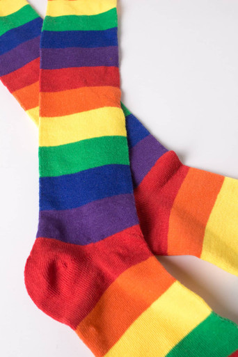 Rainbow Knee Socks - Ragstock.com