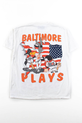 MLB Vintage 1993 Looney Tunes Baltimore Orioles T shirt - Kingteeshop