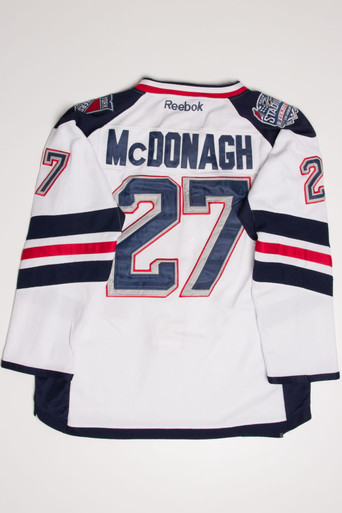 NEW YORK RANGERS NHL REEBOK 85TH ANNIVERSARY MCDONAGH JERSEY MEDIUM - VELCH  TECHNOLOGY